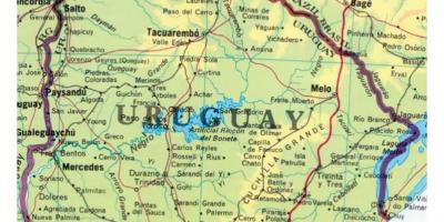 Ramani ya Uruguay
